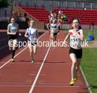 Under-13 girls 800 metres at the North Eastern Championships, Gateshead International Stadium.  Photos: David T. Hewitson/Sports for All Pics